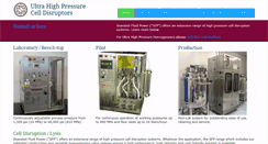 Desktop Screenshot of frenchpressurecell.com